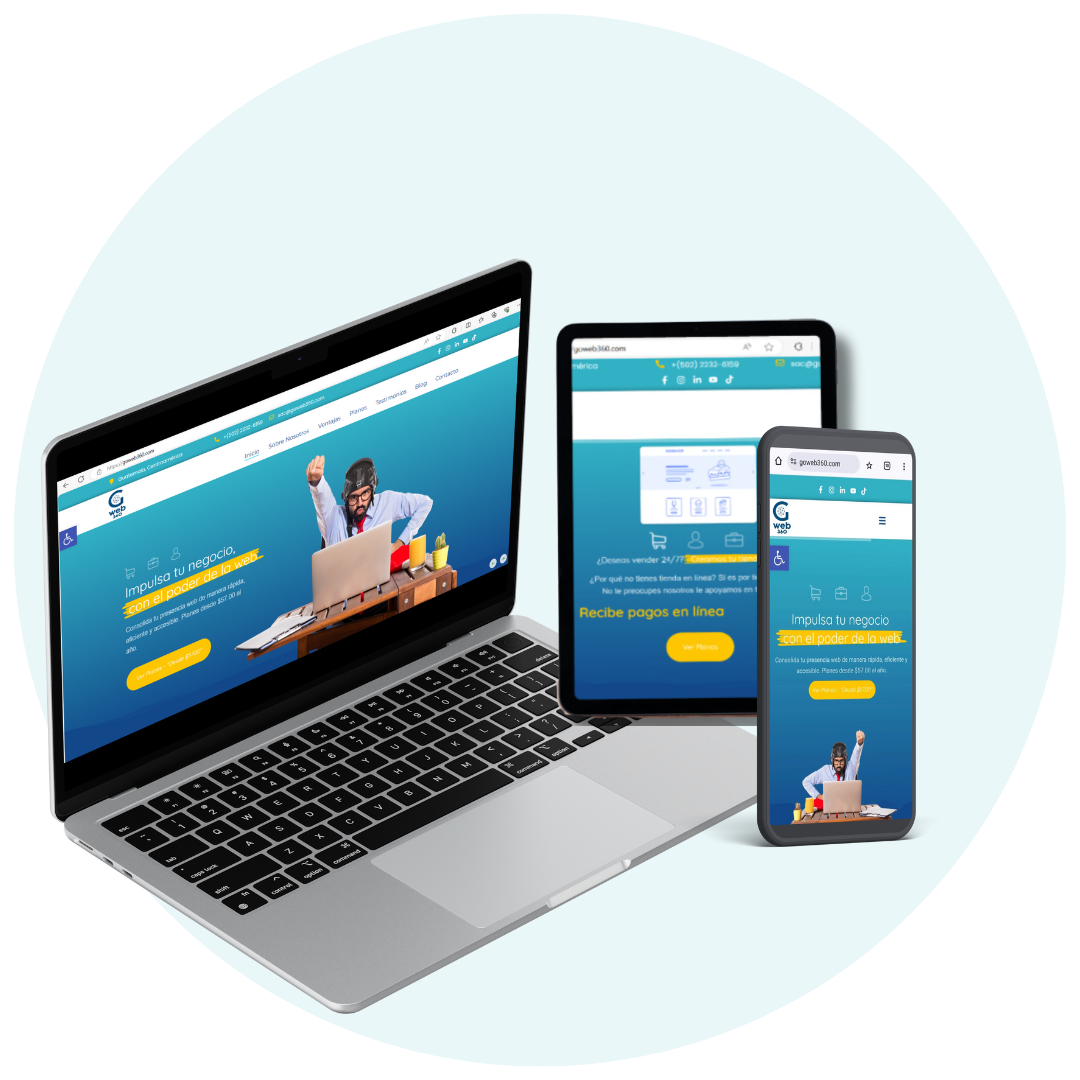 página web en El Salvador